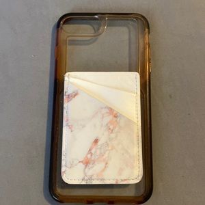 iphone 8plus phone case with card holder